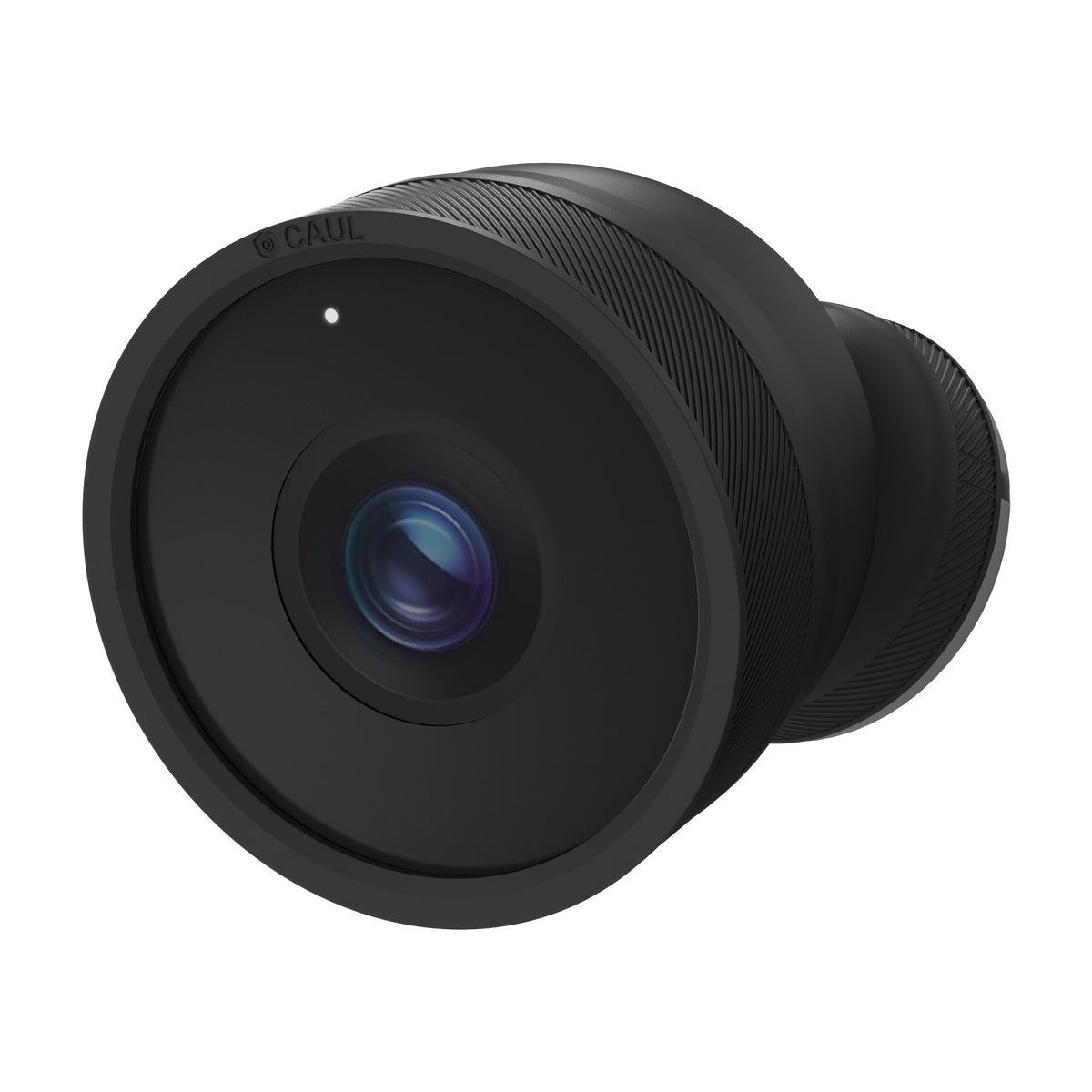Caul Cover for Google Nest Cam Outdoor (Wired, 2nd Gen), Charcoal, three-quarter front view