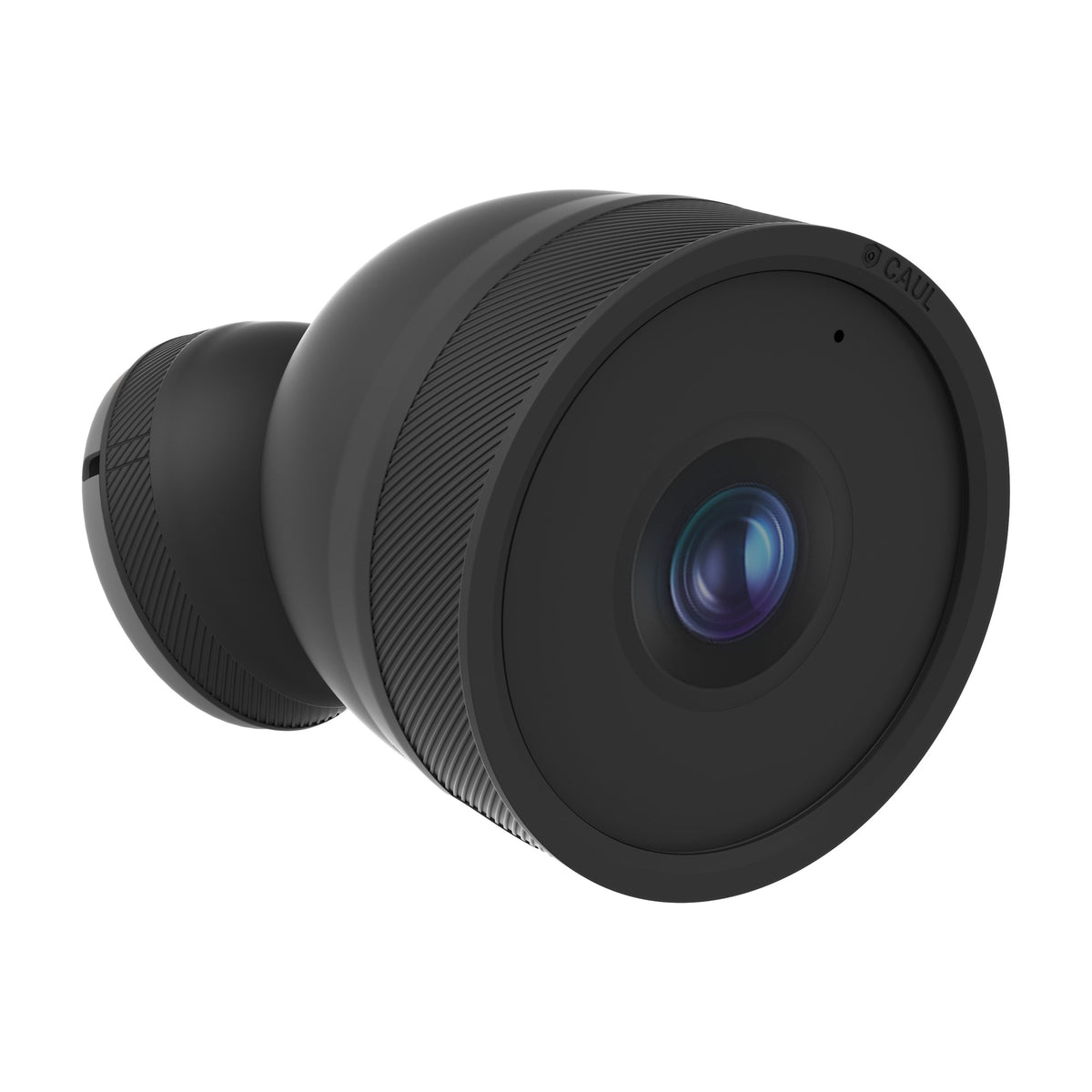 Caul Cover for Google Nest Cam Outdoor (Wired, 2nd Gen), Charcoal, three-quarter view