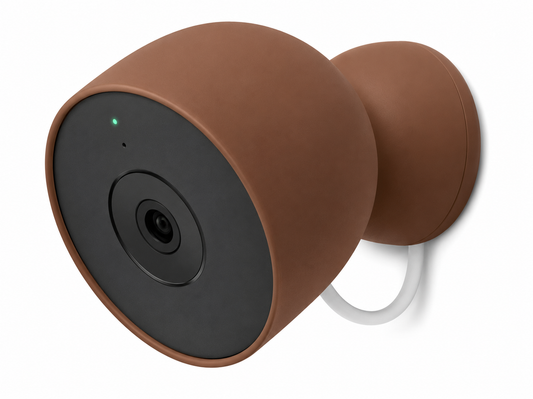 Google Nest Cam Outdoor Cover (Wired, 2nd Gen) — Mocha | Caul Cover