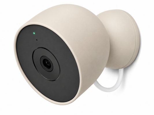 Caul Cover for Google Nest Cam Outdoor (Wired, 2nd Gen) — Bone
